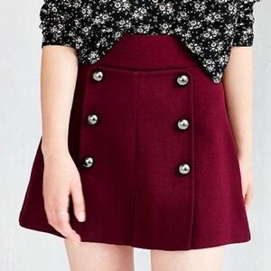 Urban Outfitters Cope Pleated Button-Panel Skirt 2